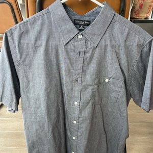 Mens Button Up Short-Sleeve Dress Shirt